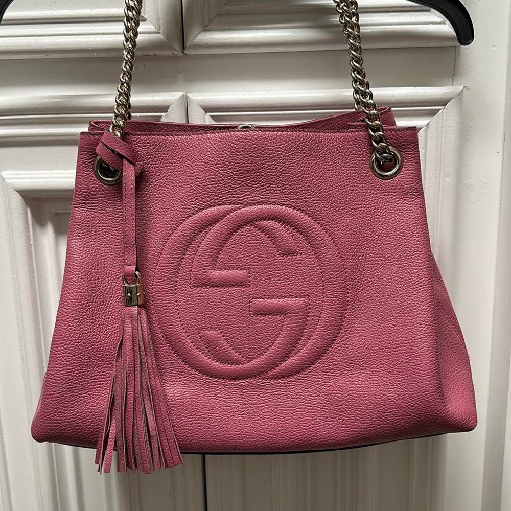 Gucci pink handbag